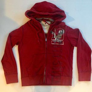 AMERICAN EAGLE VINTAGE STYLE ZIP-UP HOODIE